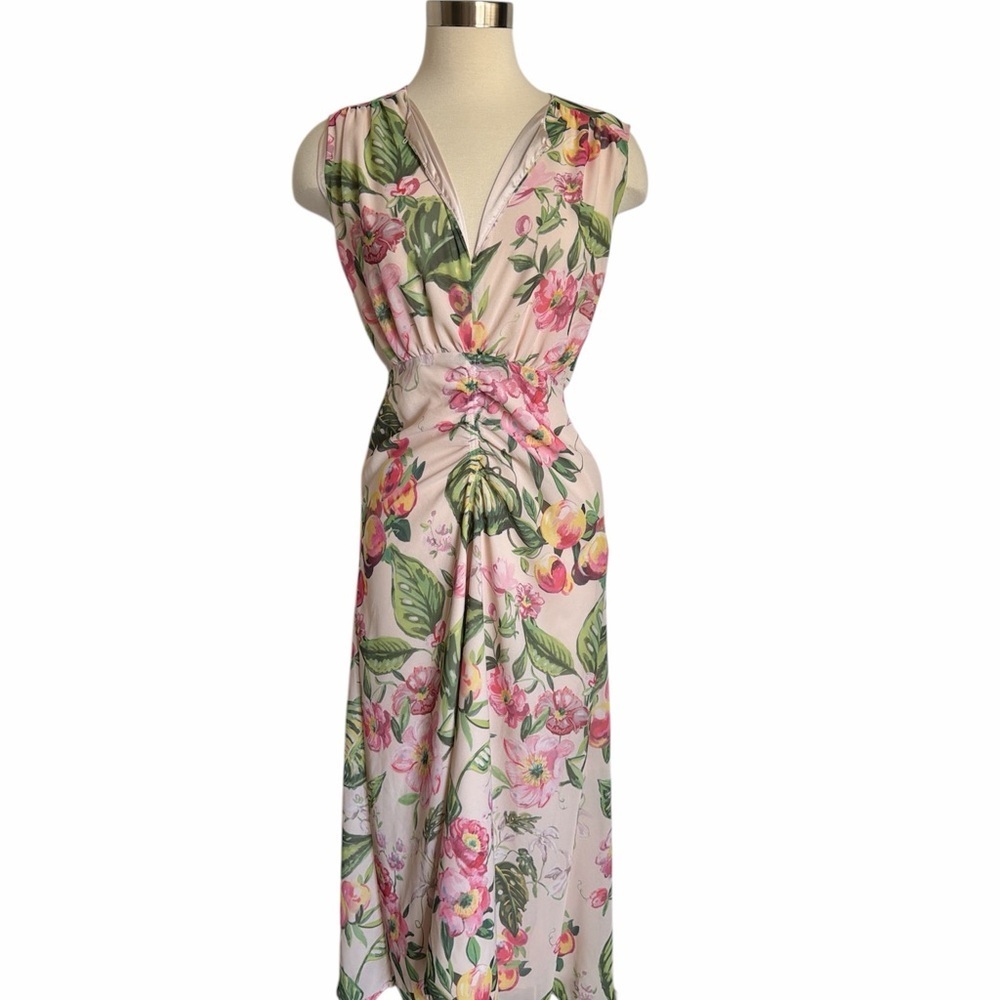 Floral Sleeveless Maxi Dress